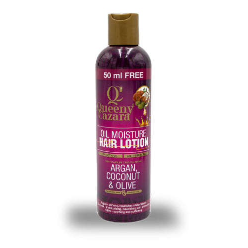 Queeny Cazara Argan Coconut & Olive - Oil Moisture Hair Lotion