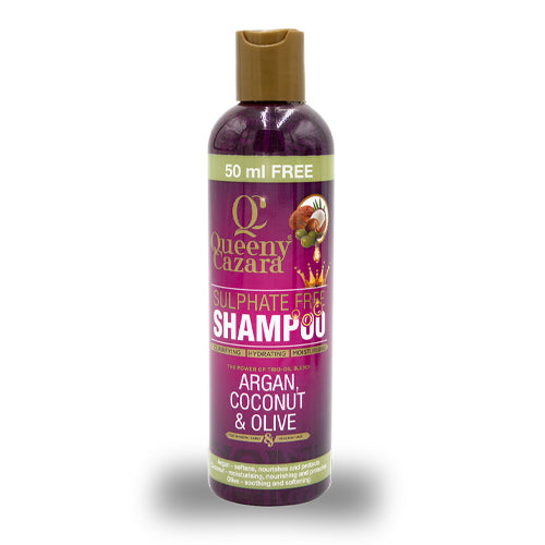 Queeny Cazara Argan Coconut & Olive - Sulphate Free Shampoo